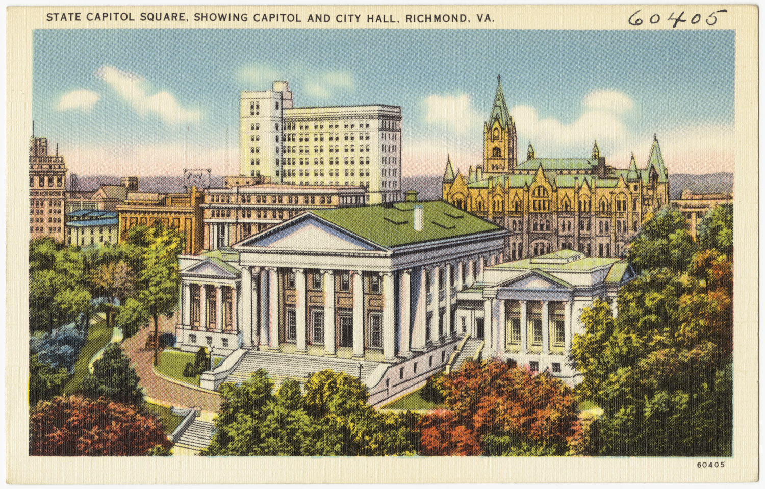 the capitol building and other buildings in washington, dc