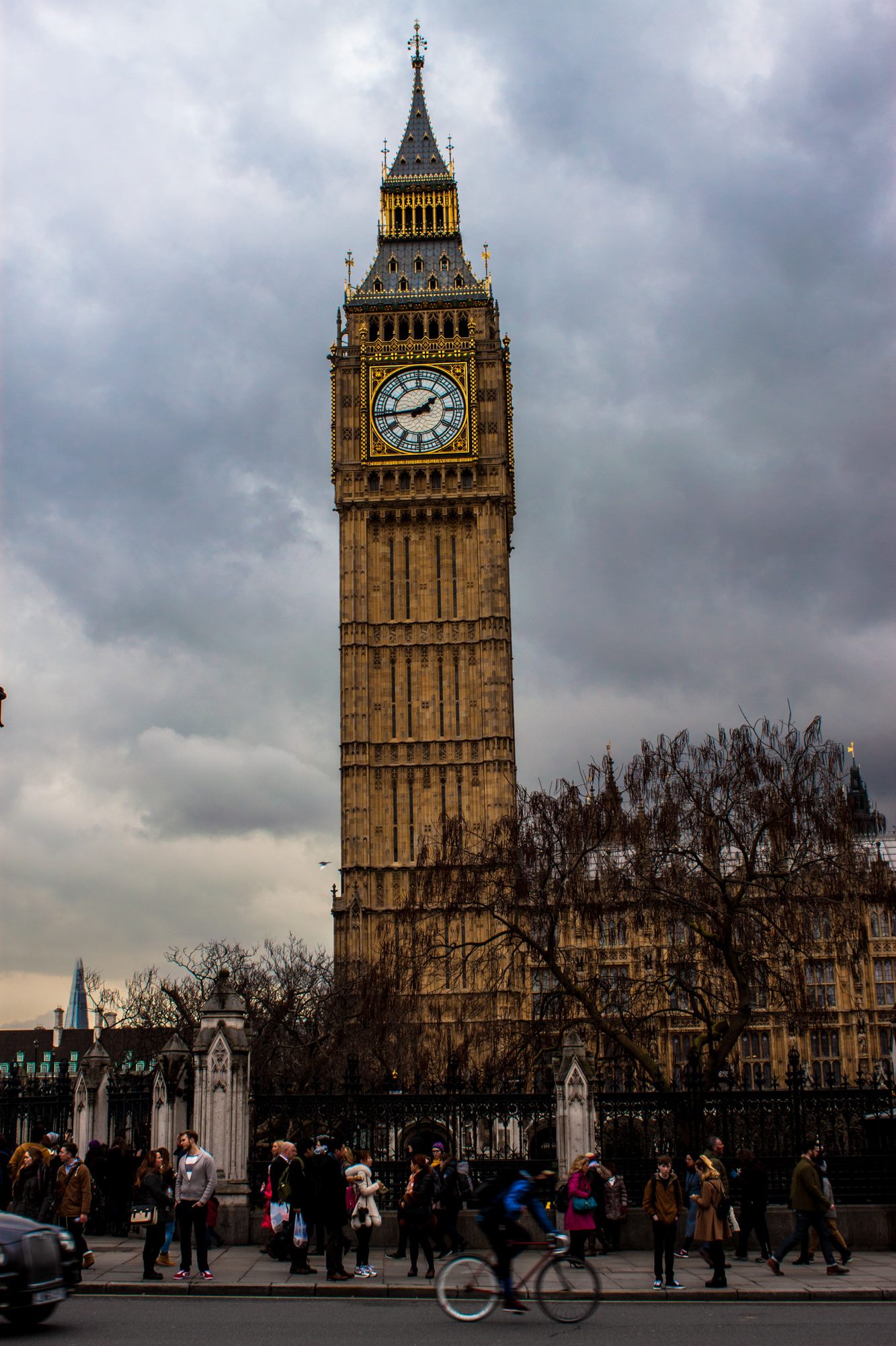 an image of the big ben clock tower in london