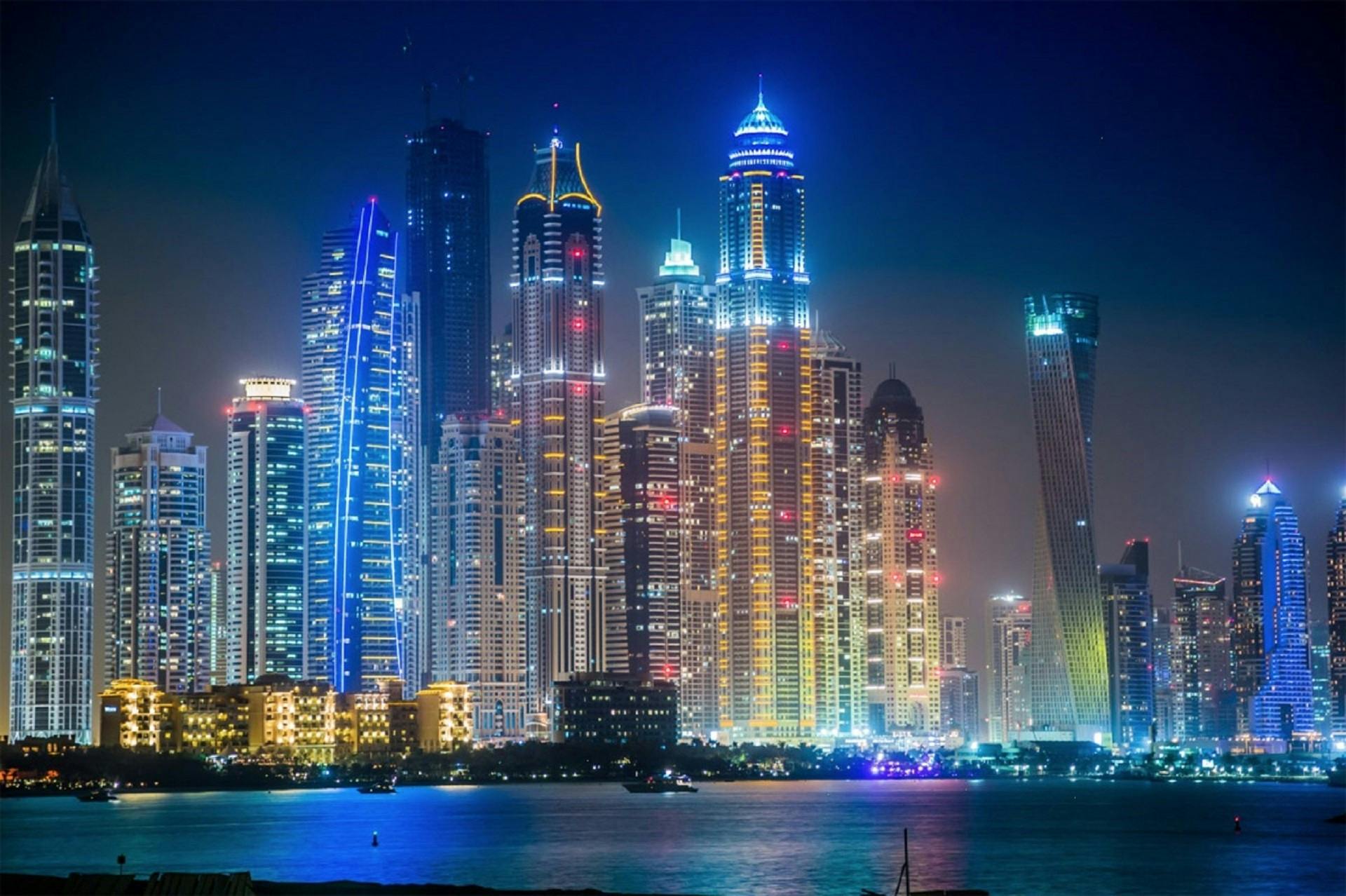 a large body of water surrounded by tall buildings, a matte painting, pexels contest winner, renaissance, arabian night, multicoloured, youtube thumbnail, stacked image