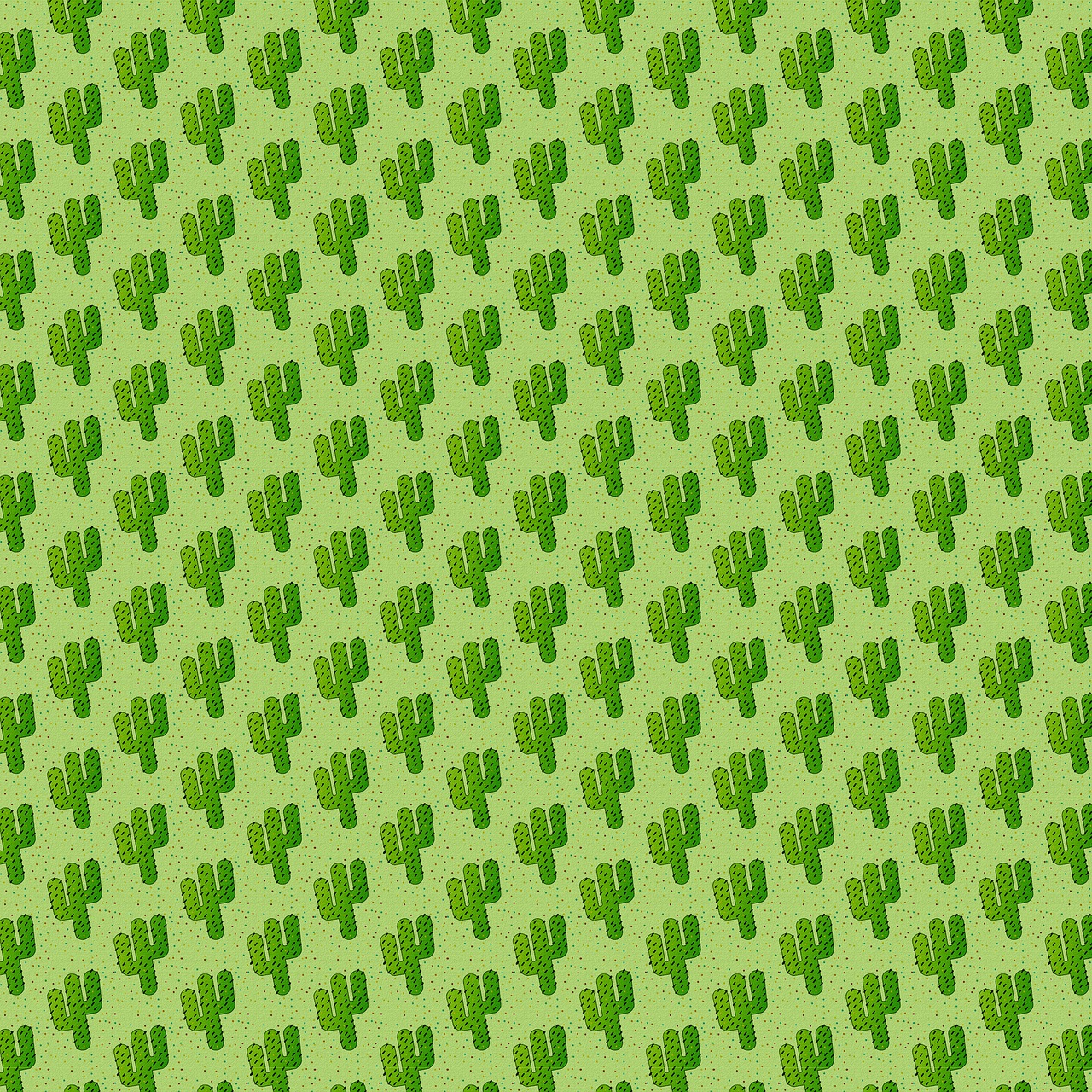 a pattern of green cactus plants on a green background, pexels, pixel art, comic book panels background, pines symbol in the corners, new mexican desert background, not a lot of grass
