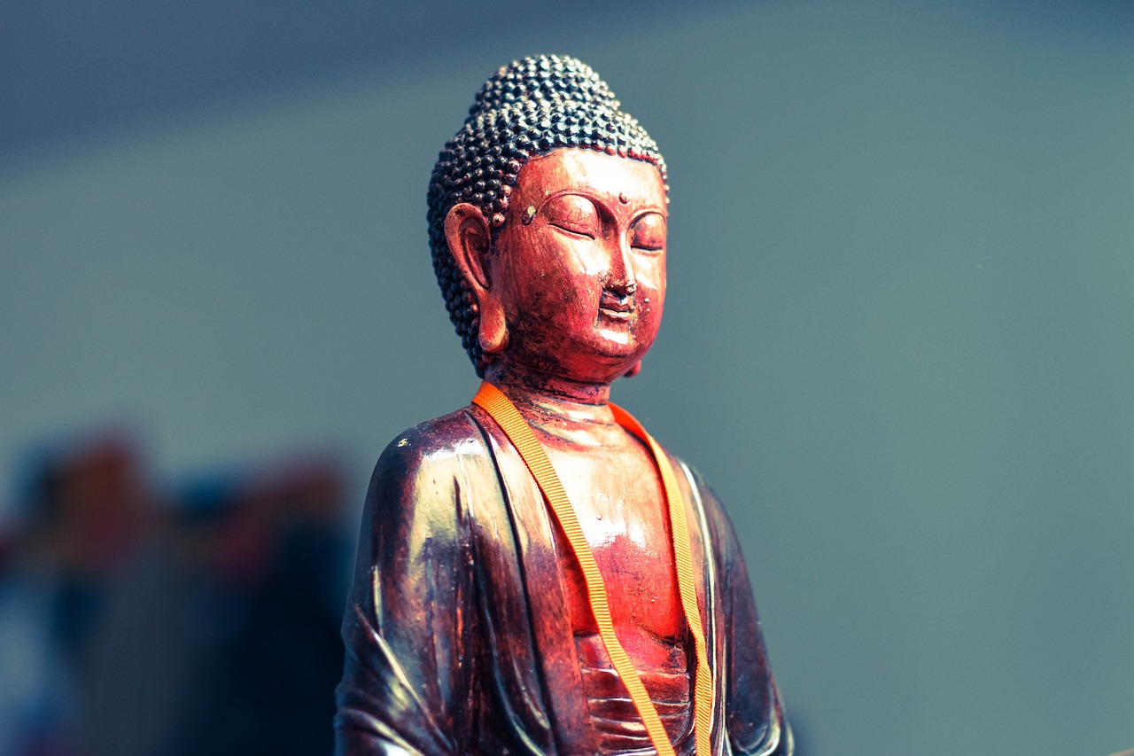 a close up of a statue of a person, a statue, cloisonnism, low depth field effect, zen concept, bright light masterpiece, dharma artifacts