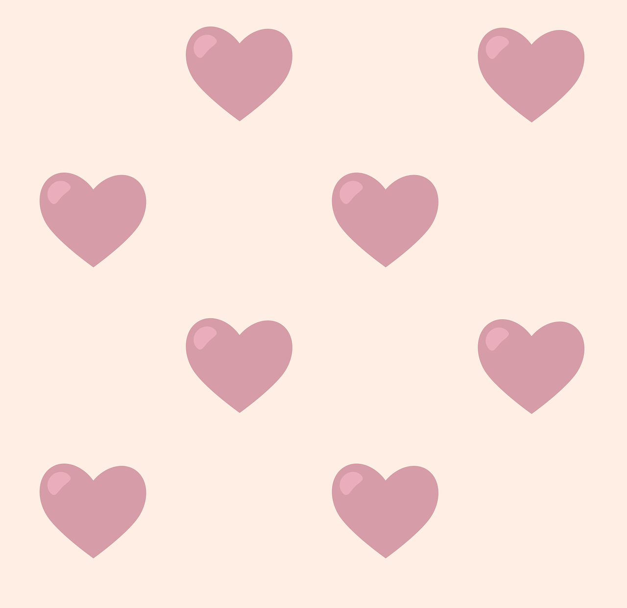 a pattern of pink hearts on a light pink background, a picture, inspired by Peter Alexander Hay, romanticism, simple aesthetic, sprite sheet, glazed, health