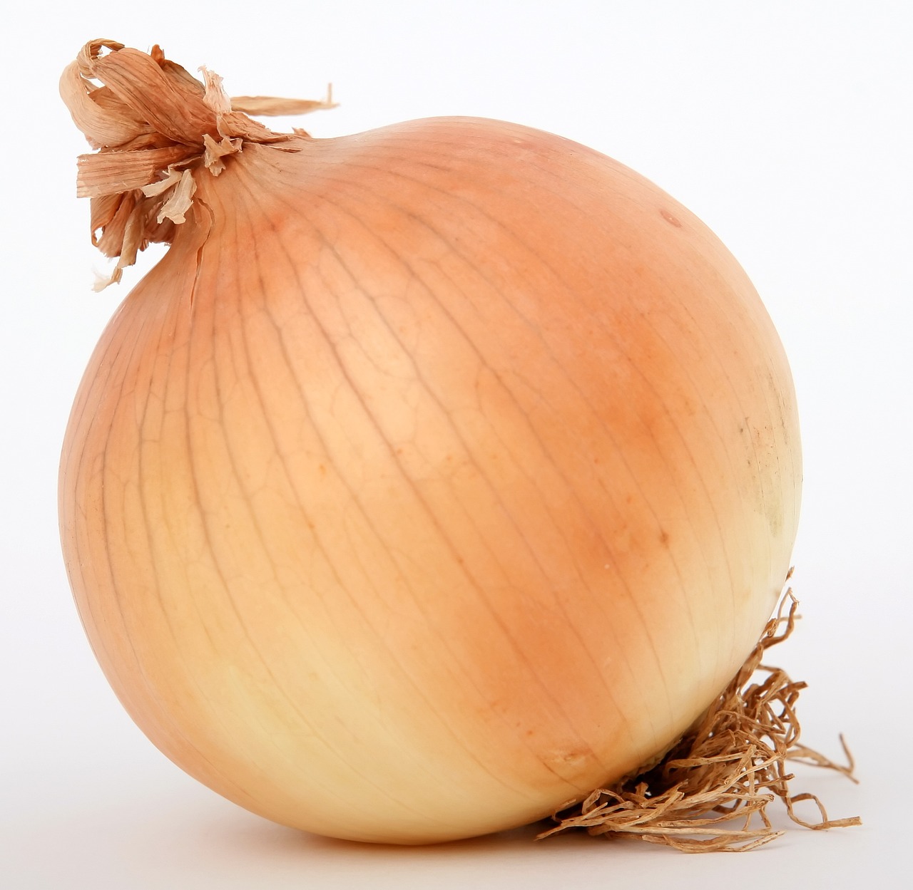 a close up of an onion on a white surface, a picture, renaissance, istockphoto, straw, slight overcast weather, balloon