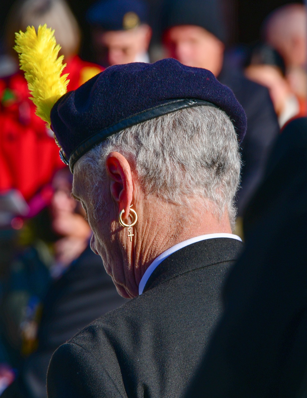 a close up of a person wearing a hat, by Jan Tengnagel, symbolism, wearing presidential band, flanders, photo taken in 2018, old man