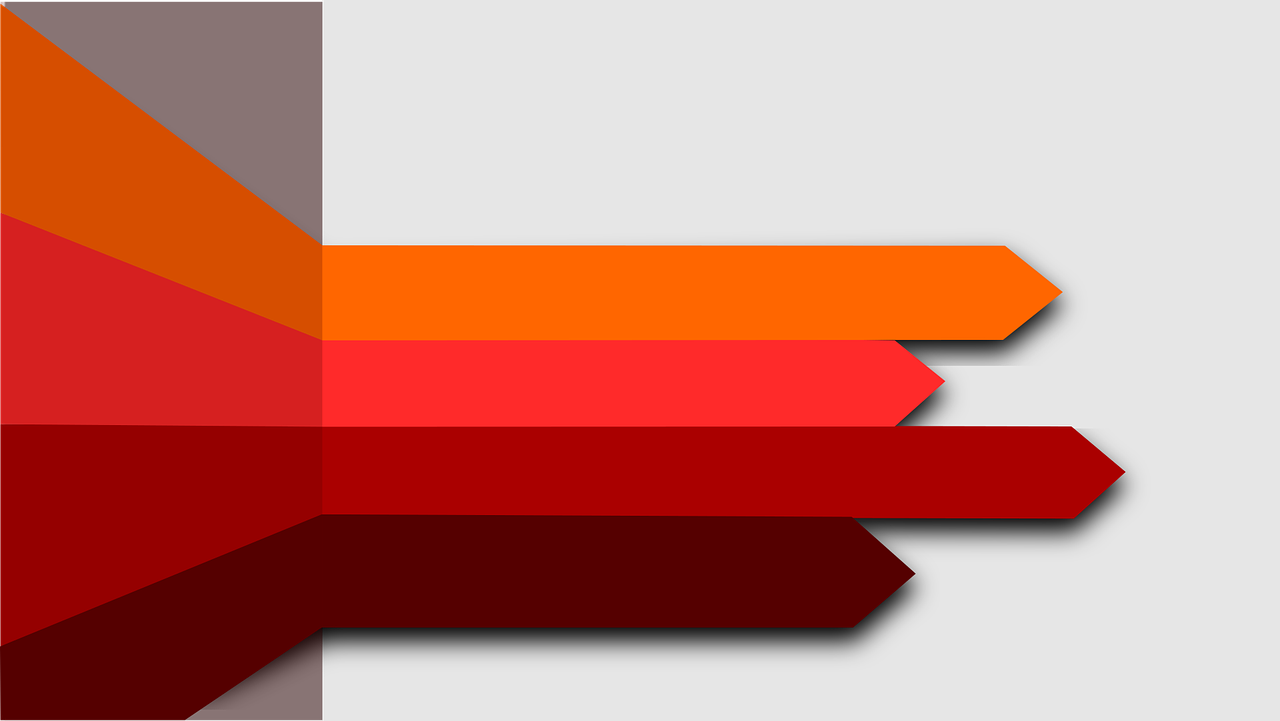 a close up of a red and orange arrow, a screenshot, inspired by Hubert Robert, color field, executive industry banner, 4 colors!!!, color chart, background image