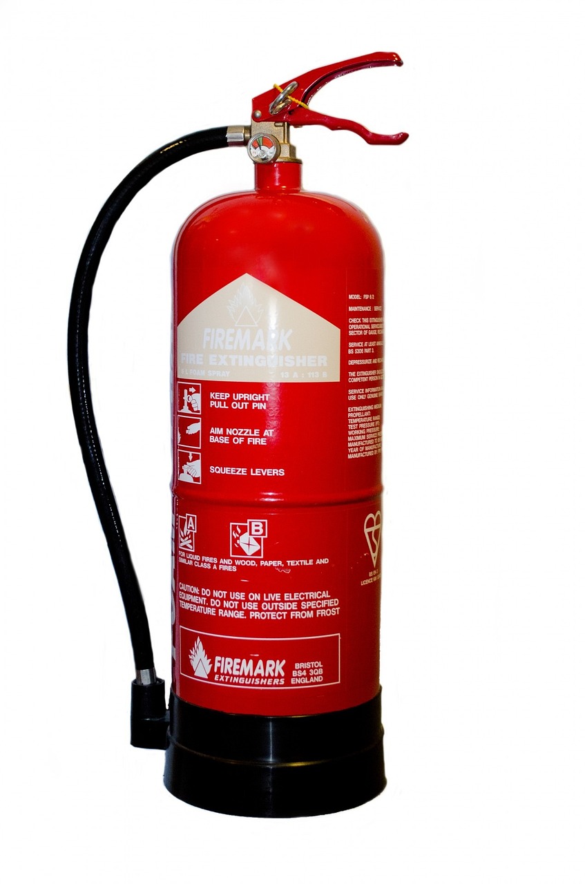 a fire extinguisor on a white background, by Joseph Henderson, pixabay, commercial product photography, 1 0 2 4 x 7 6 8, fully detailed, pvc
