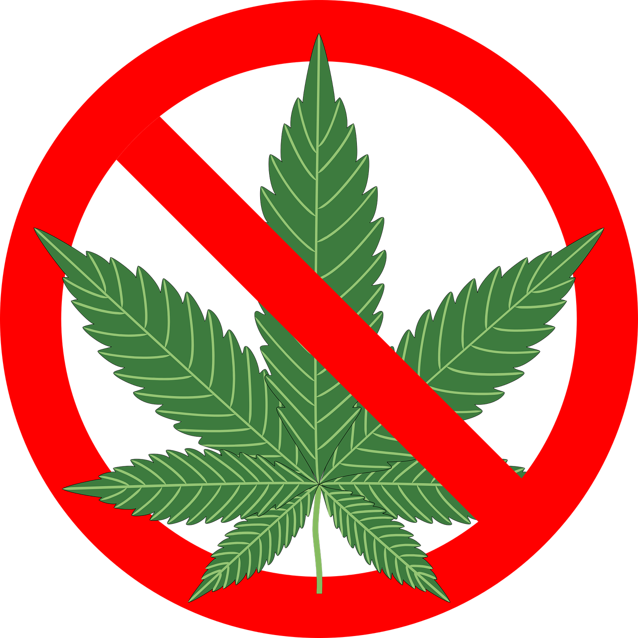 a red stop sign with a marijuana leaf in it, a cartoon, stuckism, no logo!!!, (((high tech, 10, no animals