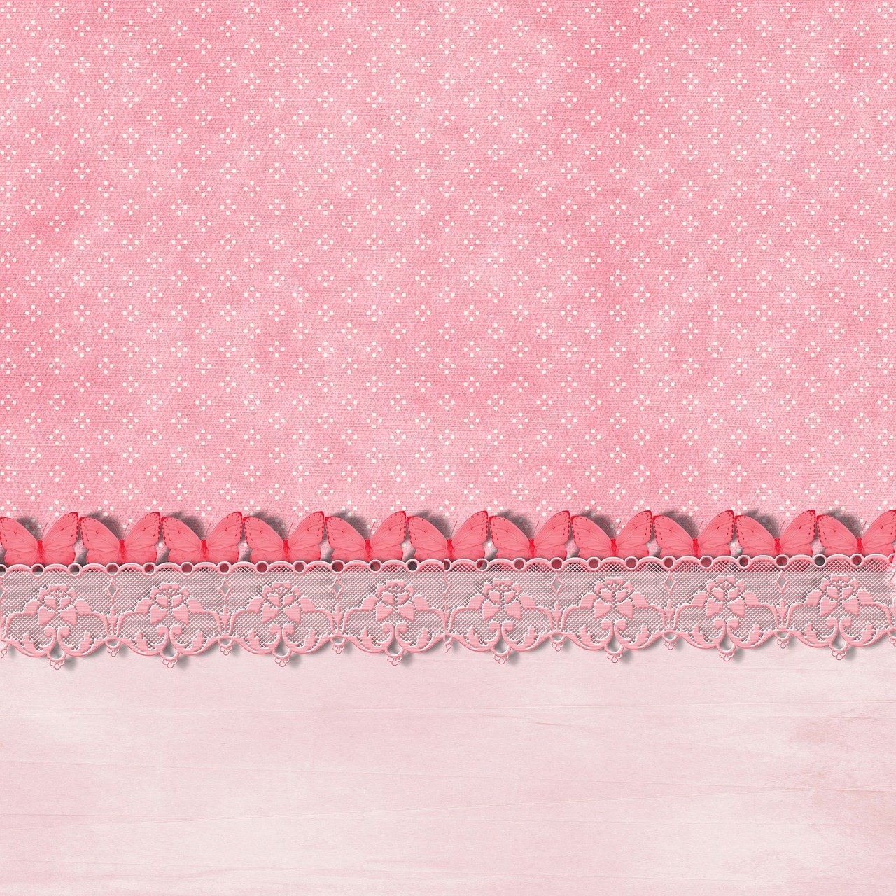 a row of pink birds sitting on top of a table, a pastel, inspired by Henriette Grindat, trending on pixabay, baroque, soft red texture, hearts, filigree border, 1128x191 resolution
