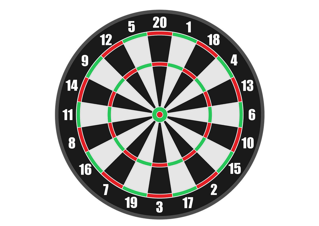 a close up of a dart board with numbers on it, a screenshot, optical illusion, !!! very coherent!!! vector art, on a flat color black background, modern high sharpness photo, 7 0 s photo