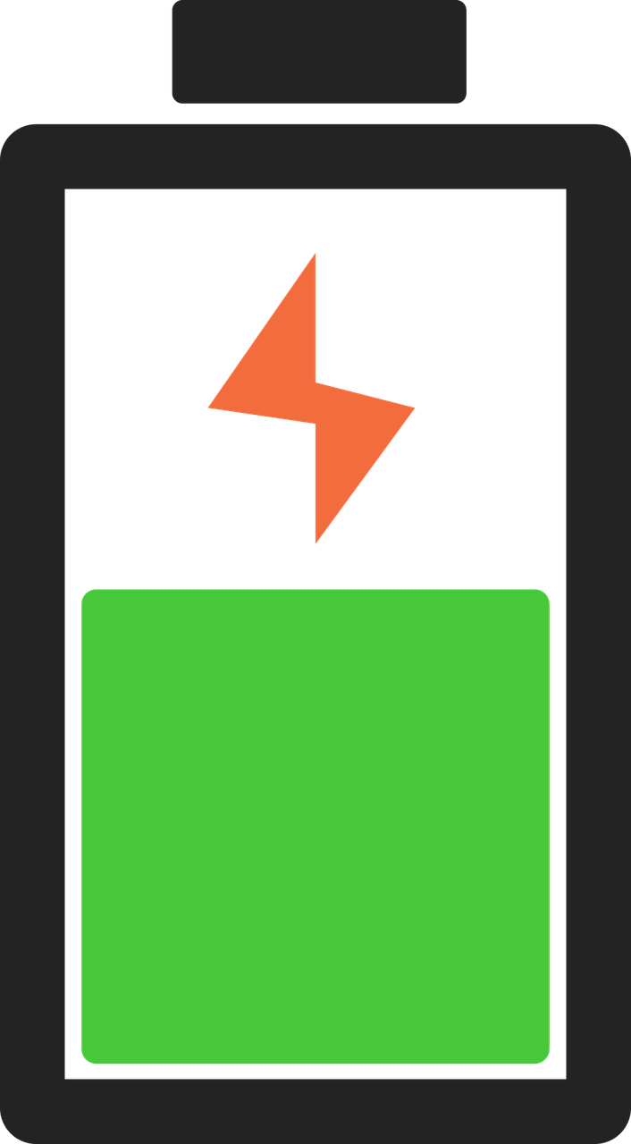 a battery with an arrow pointing up, a screenshot, inspired by Frederick Hammersley, suprematism, bright green dark orange, animation, tarot card, flash animation