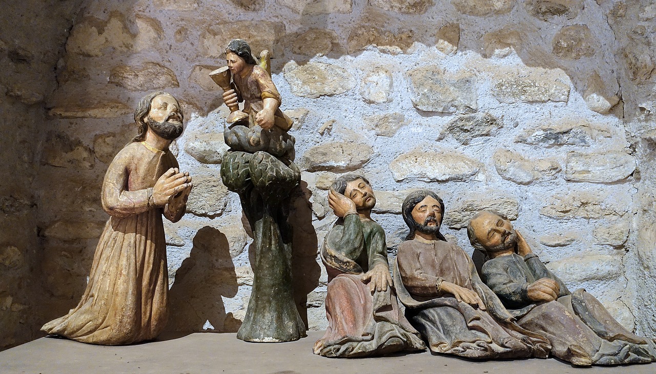 a group of statues sitting next to each other, a statue, by François Barraud, pexels, figuration libre, solis sacerdotibus, rustic, monserrat gudiol, preserved museum piece