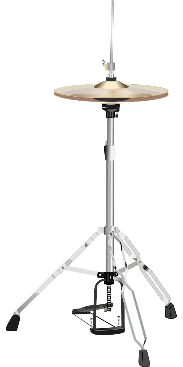 a close up of a drum on a tripod, a digital rendering, inspired by Robert Zünd, pixabay, lighting path traced, full - view, round base, rectangular