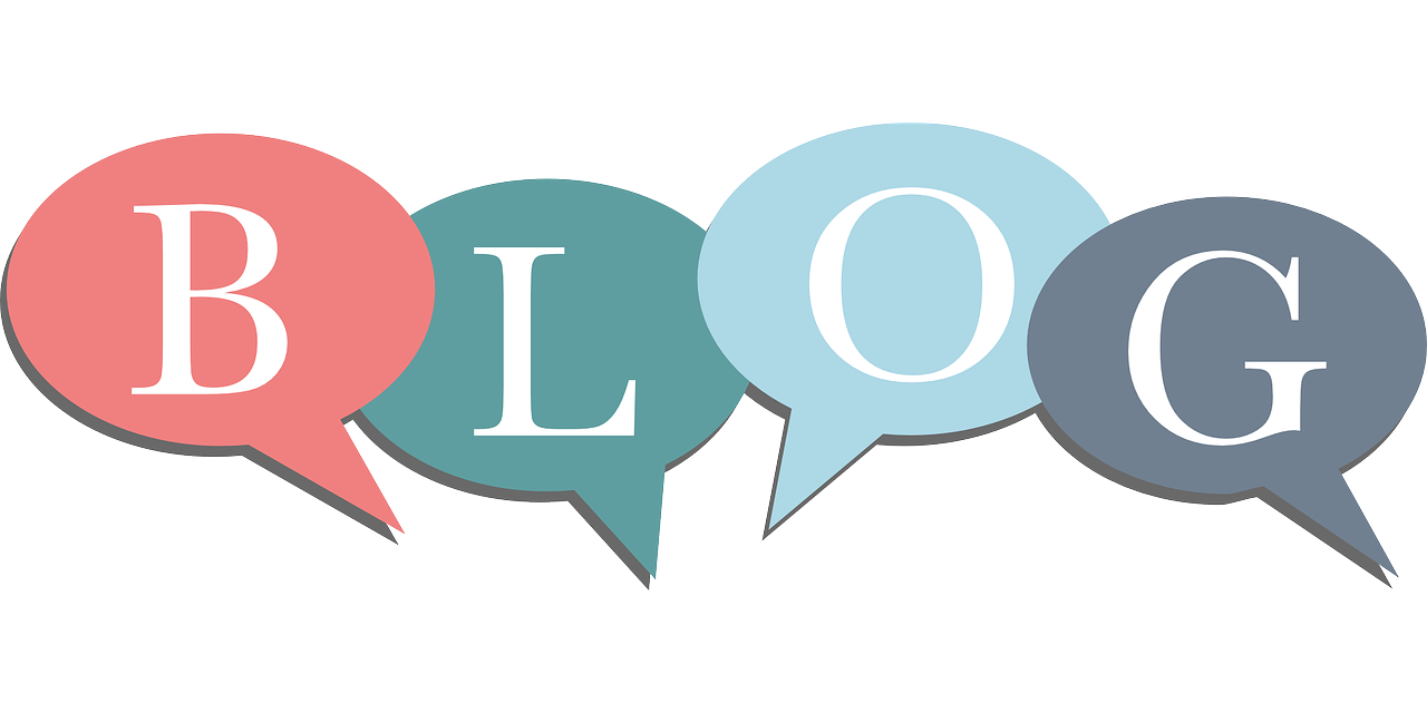 three speech bubbles with the word blog on them, by Jaime Colson, trending on pixabay, logo without text, i_5589.jpeg, colors, lou