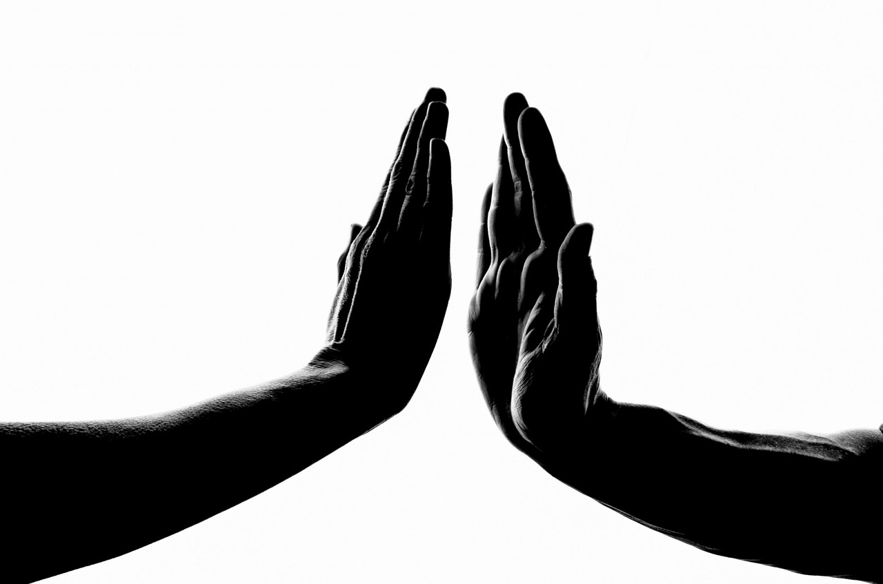 a couple of hands that are in the air, a stock photo, by Eva Gonzalès, minimalism, doing a prayer, black and white artwork, 3840 x 2160, i_5589.jpeg