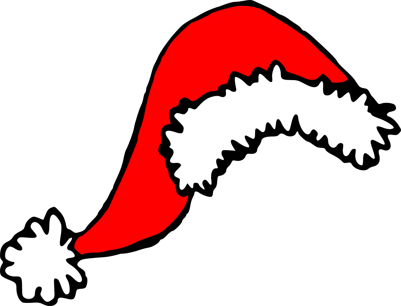 a silhouette of a person in a red hat, inspired by João Artur da Silva, hurufiyya, large tongue, very very low quality picture, zulu, image