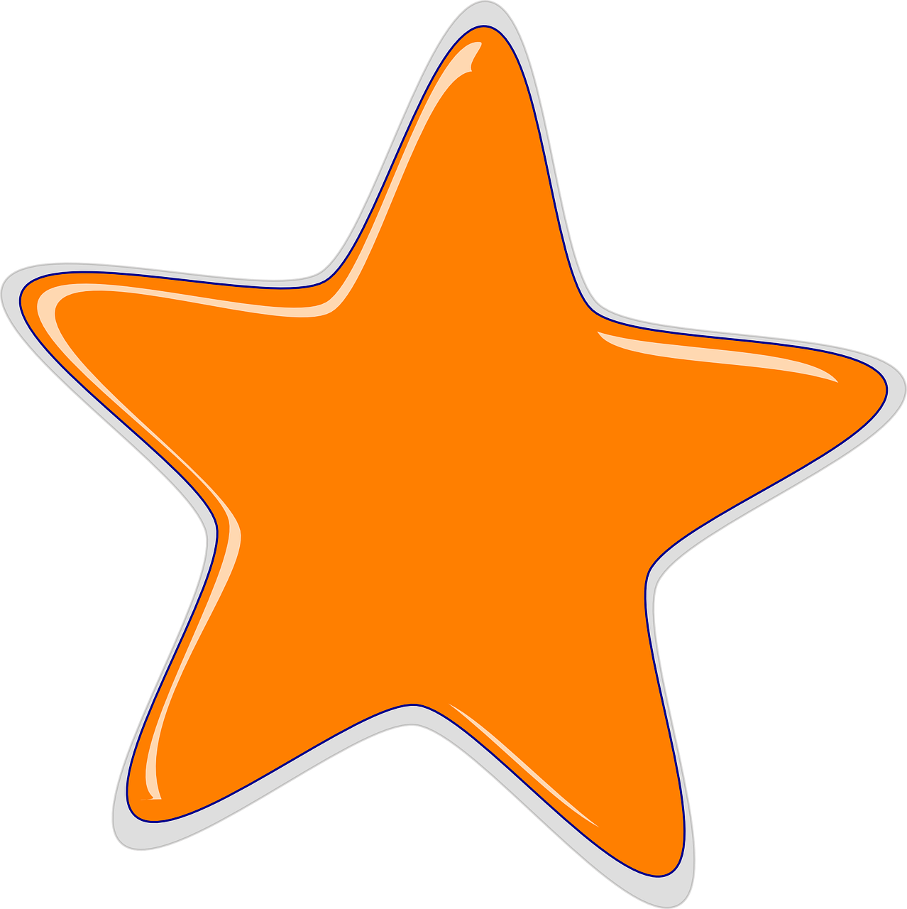 an orange star on a black background, an illustration of, pop art, outlined!!!, high res, cutie mark, high detail illustration