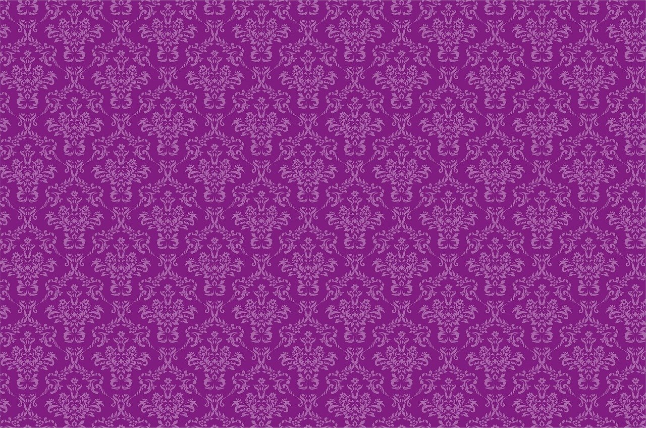 a purple and white pattern on a purple background, inspired by Louis Eilshemius, deviantart, gustave dore\' background, castle background, wallpaper!, intricate details illustration