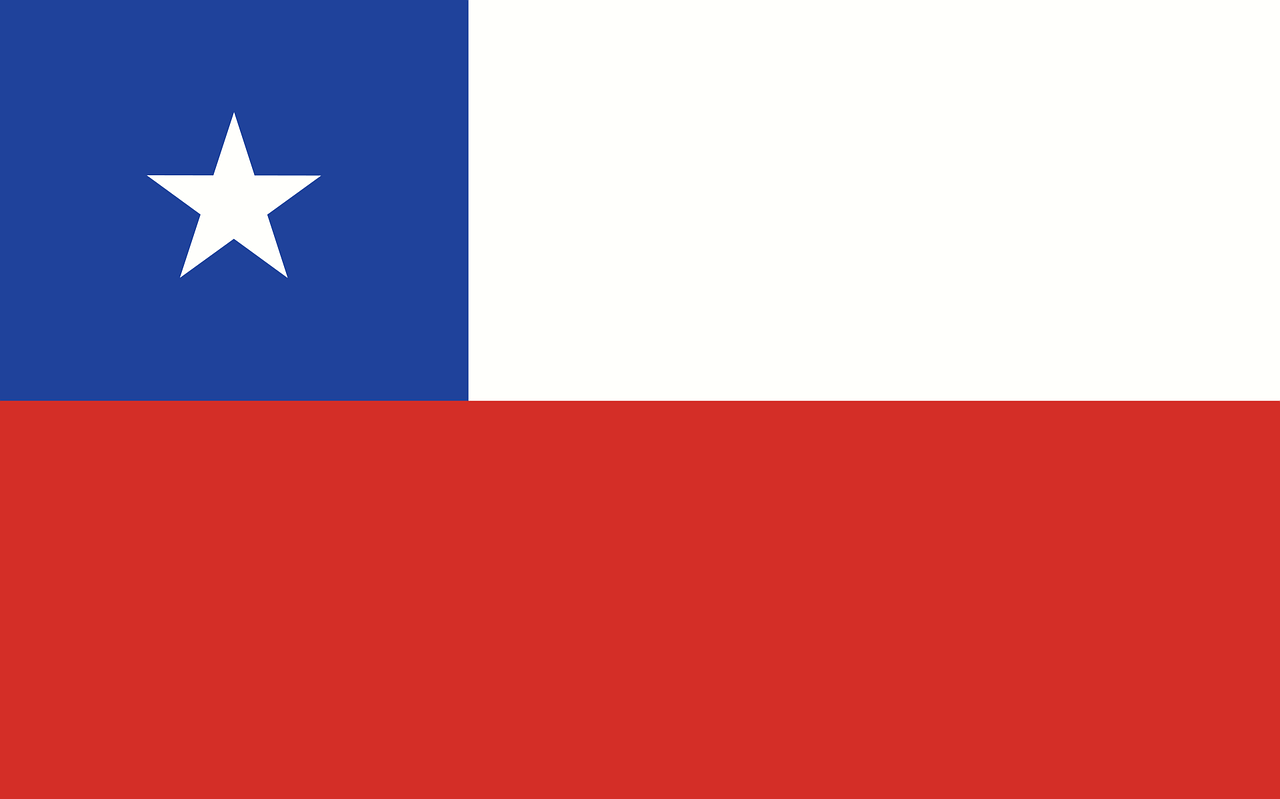 a red white and blue flag with a star, a digital rendering, by Francisco de Holanda, chilean, detailed vector, wikimedia commons, andes