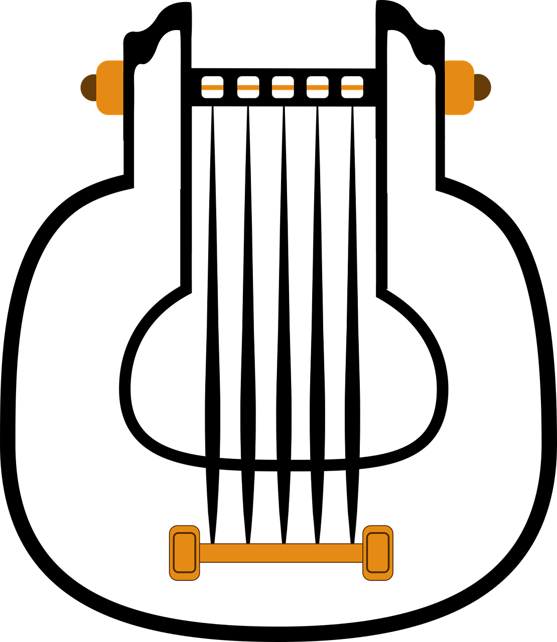 a close up of a musical instrument on a black background, a screenshot, inspired by Oskar Lüthy, modernism, created in adobe illustrator, radiator, vehicle illustration, bag