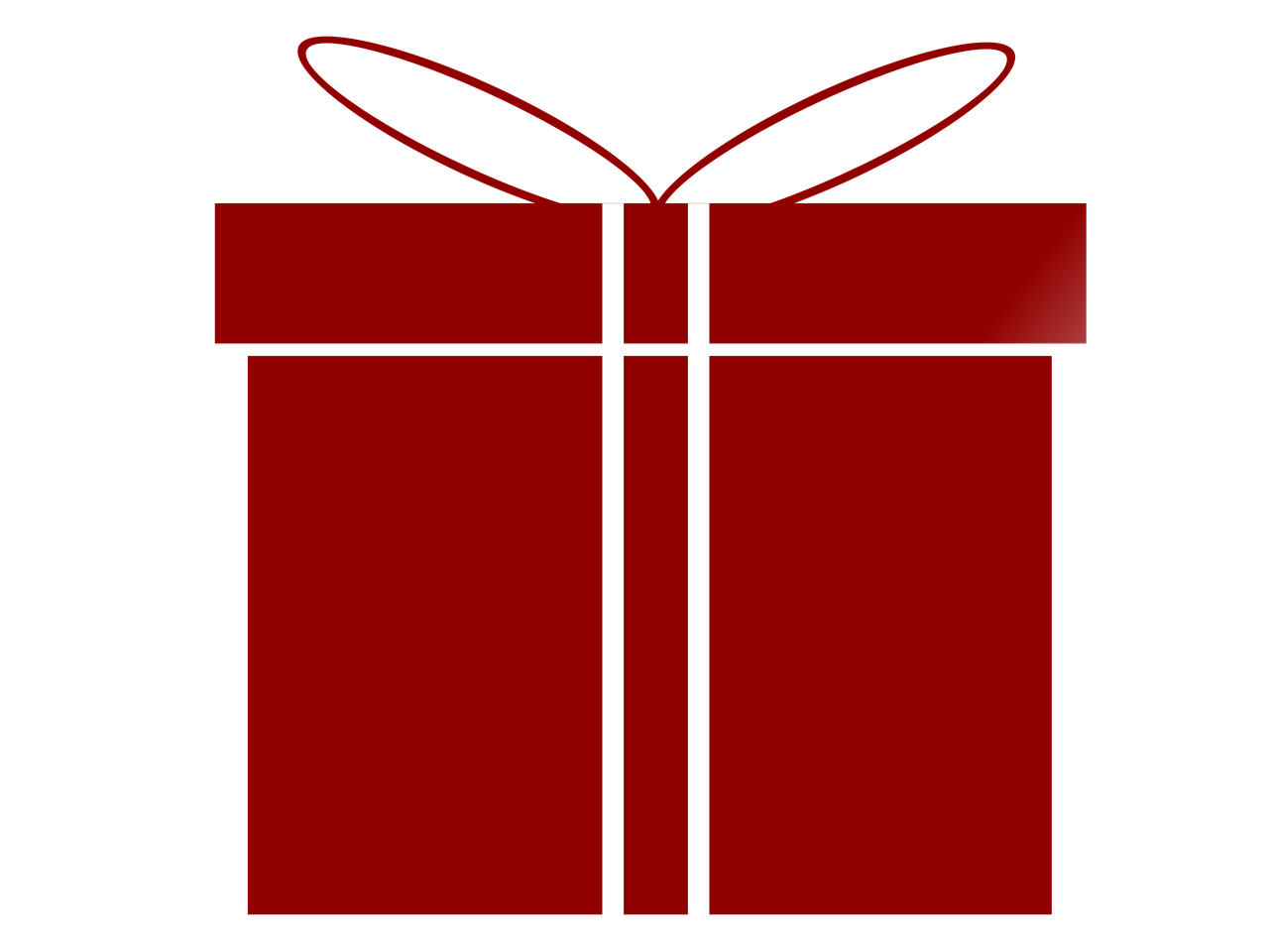 a red gift box with a white ribbon, pixabay contest winner, computer art, dark red and black color palette, portrait n - 9, black and red only!!!, & a dark