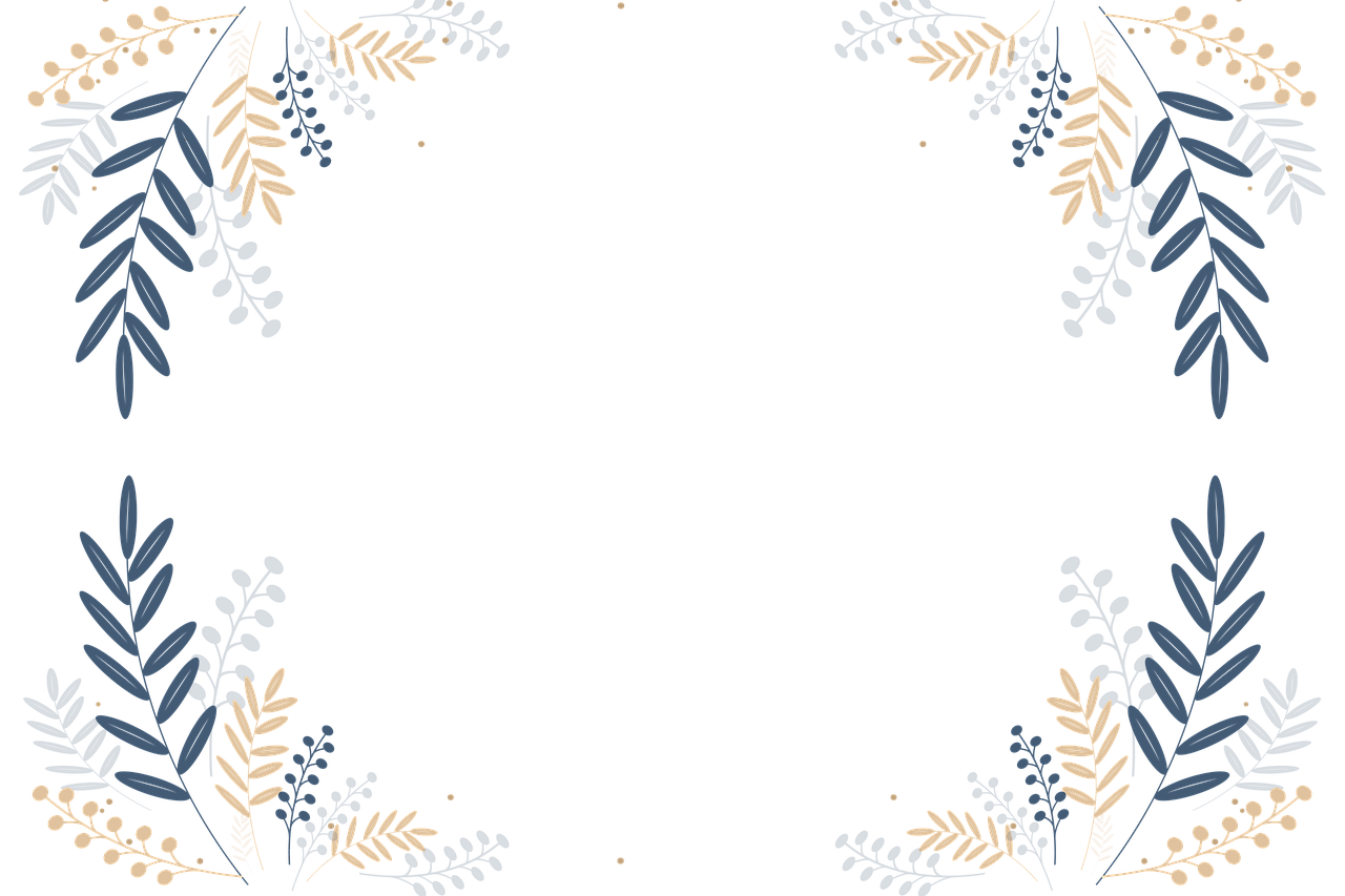 a wreath of leaves on a black background, a digital rendering, inspired by Master of the Embroidered Foliage, tumblr, black and blue scheme, background image, corners, dark and beige atmosphere