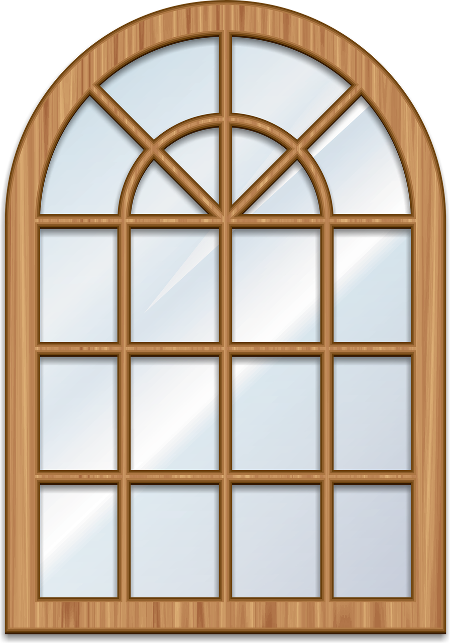 a wooden window with a glass pane, a digital rendering, pixabay, sōsaku hanga, arched back, 1128x191 resolution, detailed vector, mirror texture