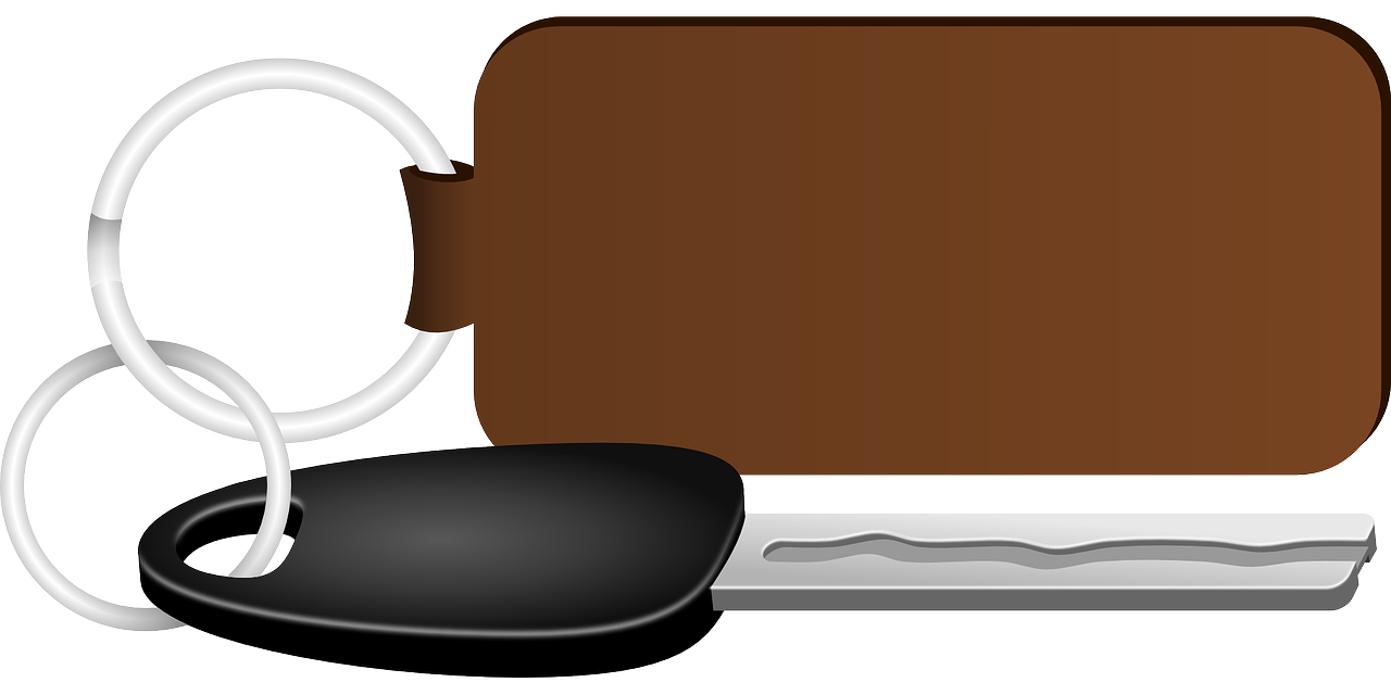 a computer mouse sitting next to a brown bag, a digital rendering, inspired by Masamitsu Ōta, pixabay, minimalism, metal key for the doors, with blunt brown border, military design, clip art
