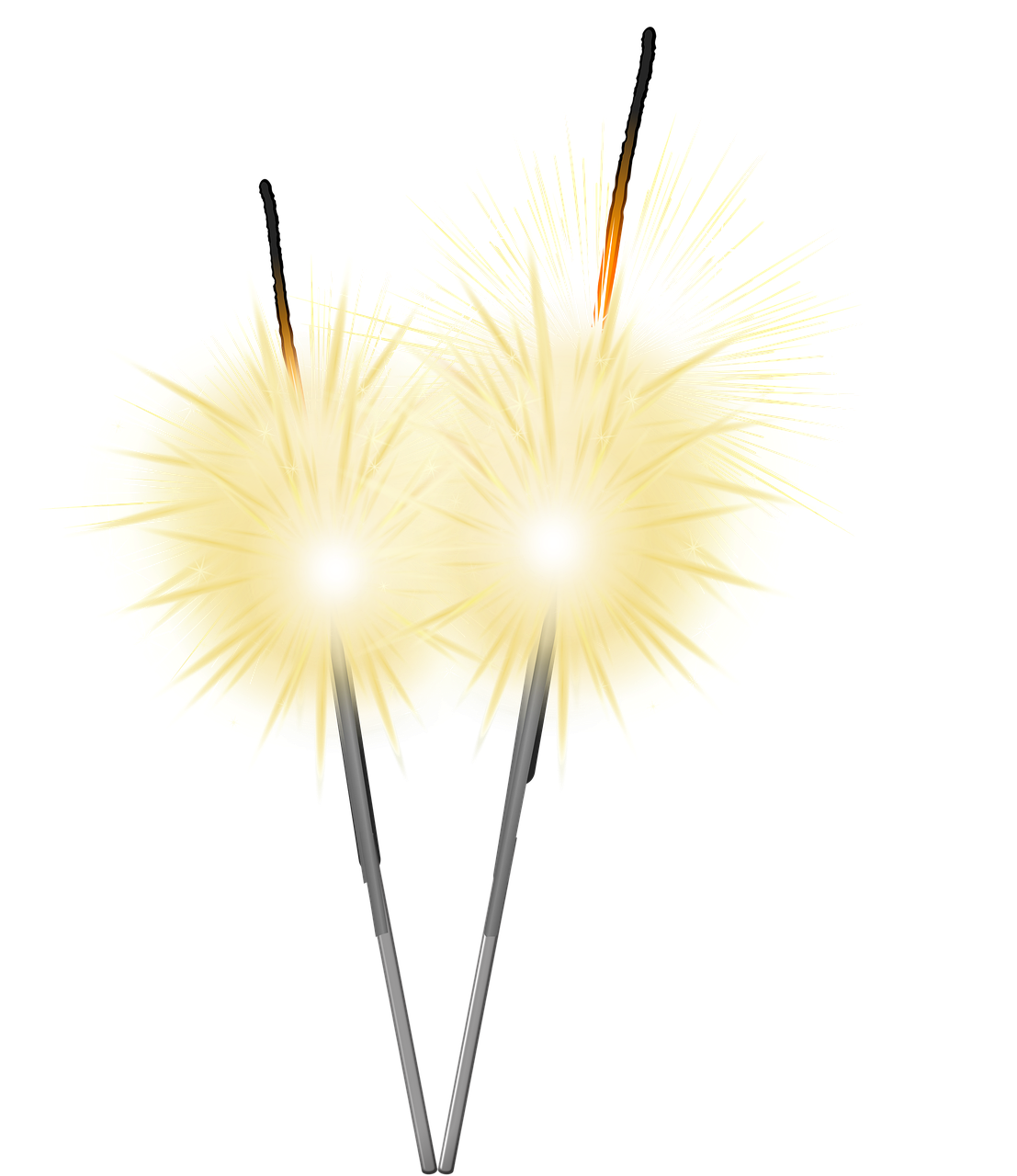 a couple of toothbrushes sitting on top of each other, a digital rendering, rasquache, sparklers, light yellow, 中 国 鬼 节, fire staff