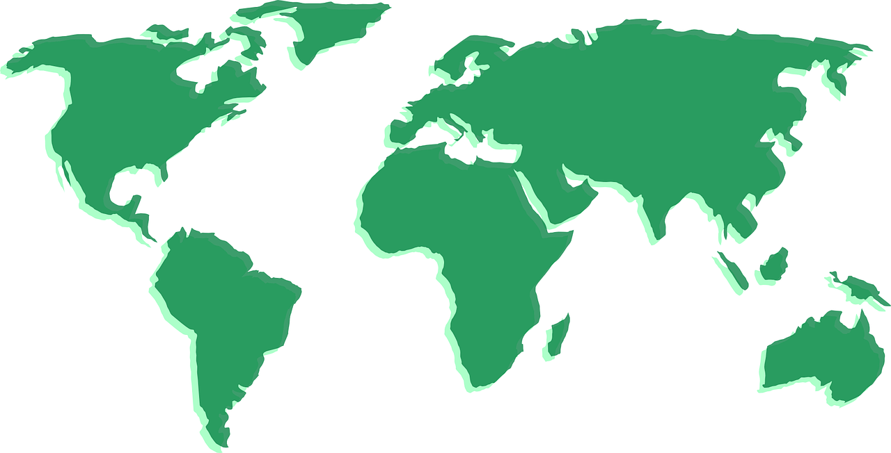 a green map of the world on a black background, a digital rendering, cartoonish, full res, well edited, foam