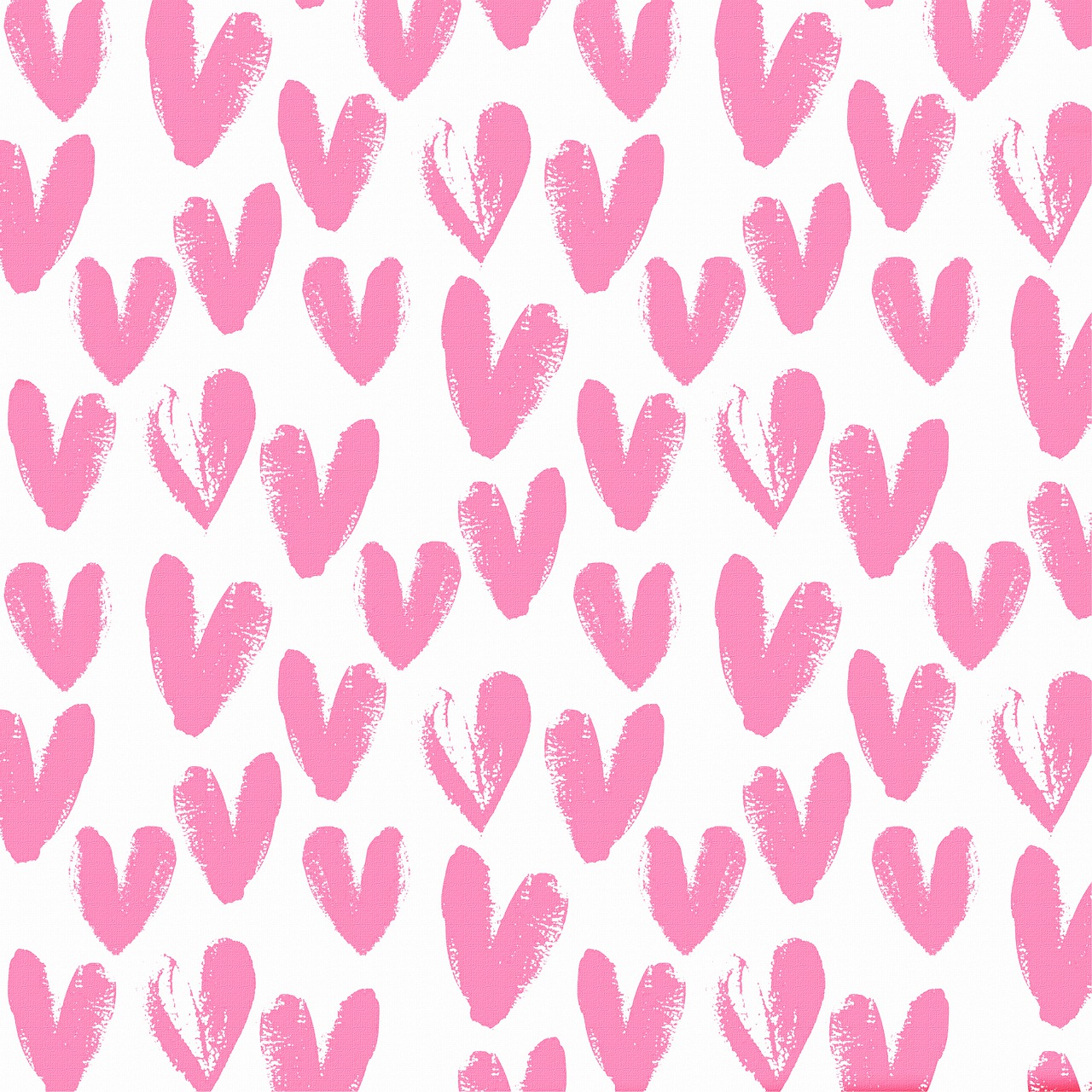 a pattern of pink hearts on a white background, inspired by Peter Alexander Hay, tumblr, happening, small brush strokes, desktop, background image, bright ”
