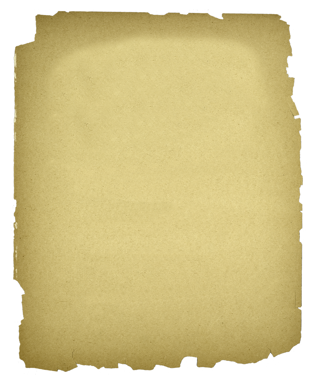 a piece of paper on a black background, by Mac Conner, restored color, heavy vignette!, yellowed paper, loadscreen