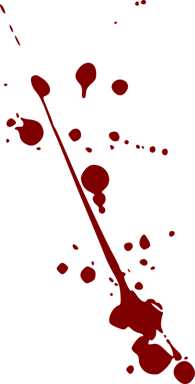 a blood spatula on a black background, inspired by Shōzō Shimamoto, reddit, ( ( dithered ) ), 2 0 0 0's photo, blood spray, 5 feet away