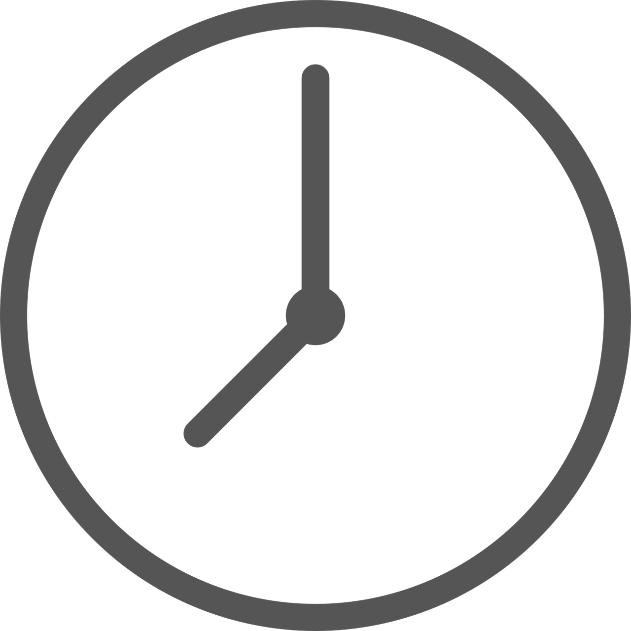 a clock icon on a black background, by Andrei Kolkoutine, medium, thick outline, grey shift, 2 0 5 6 x 2 0 5 6