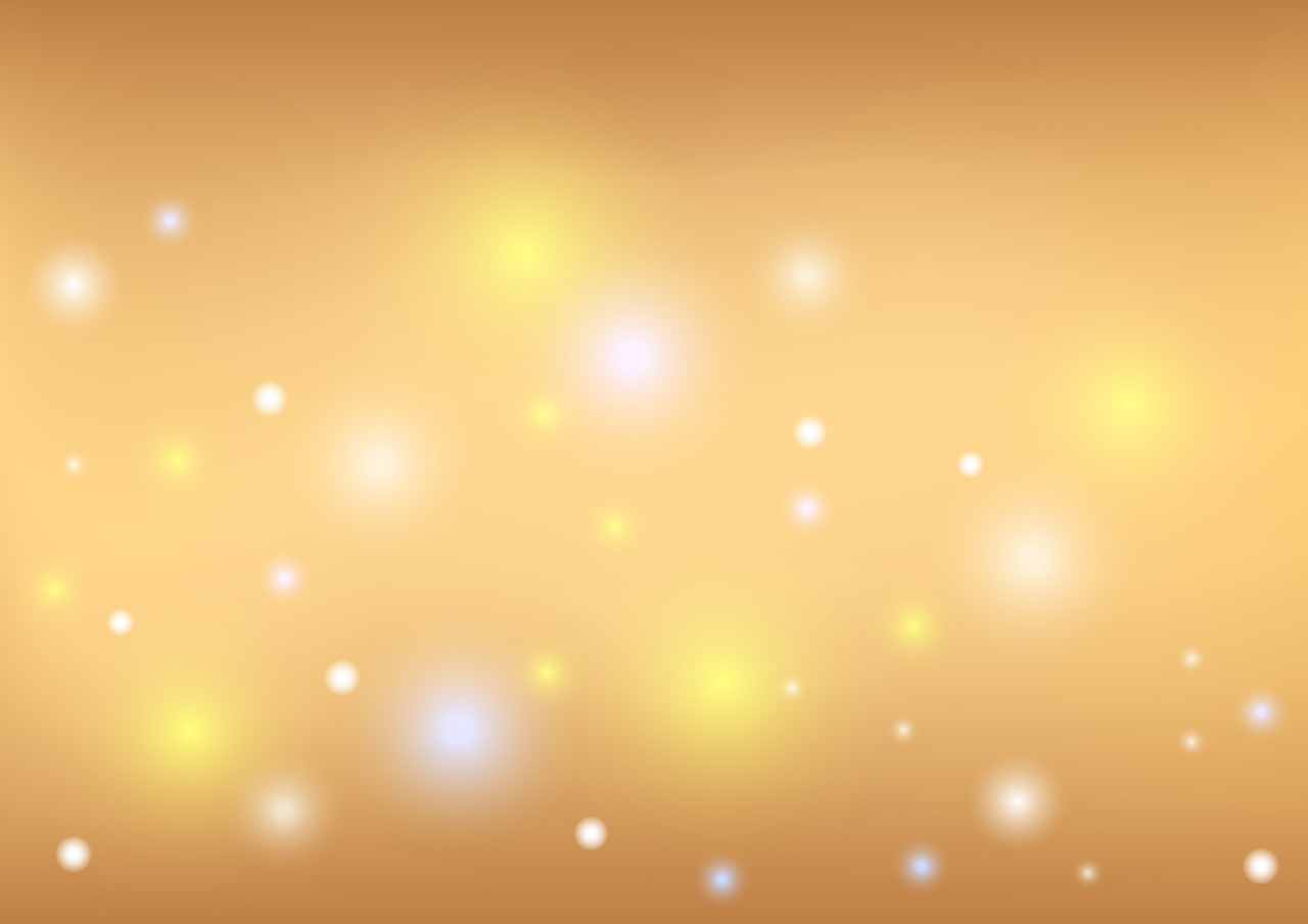 a bunch of lights that are on a wall, a picture, shutterstock, light and space, relaxed. gold background, made with illustrator, gradient brown to white, glowing snow