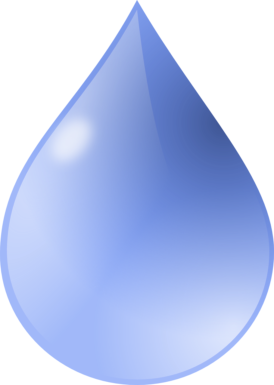 a blue water drop on a black background, pixabay, renaissance, clean cel shaded vector art, day after raining, kidney, it\'s raining