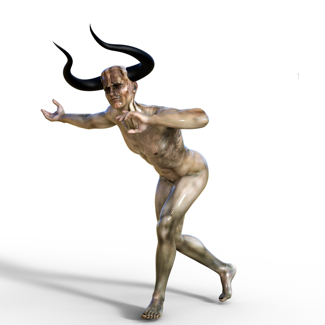 a statue of a man throwing a frisbee, inspired by Odd Nerdrum, featured on zbrush central, digital art, frank dillane as a satyr, lois greenfield, gold bodypaint, metamorphosis complex 3d render
