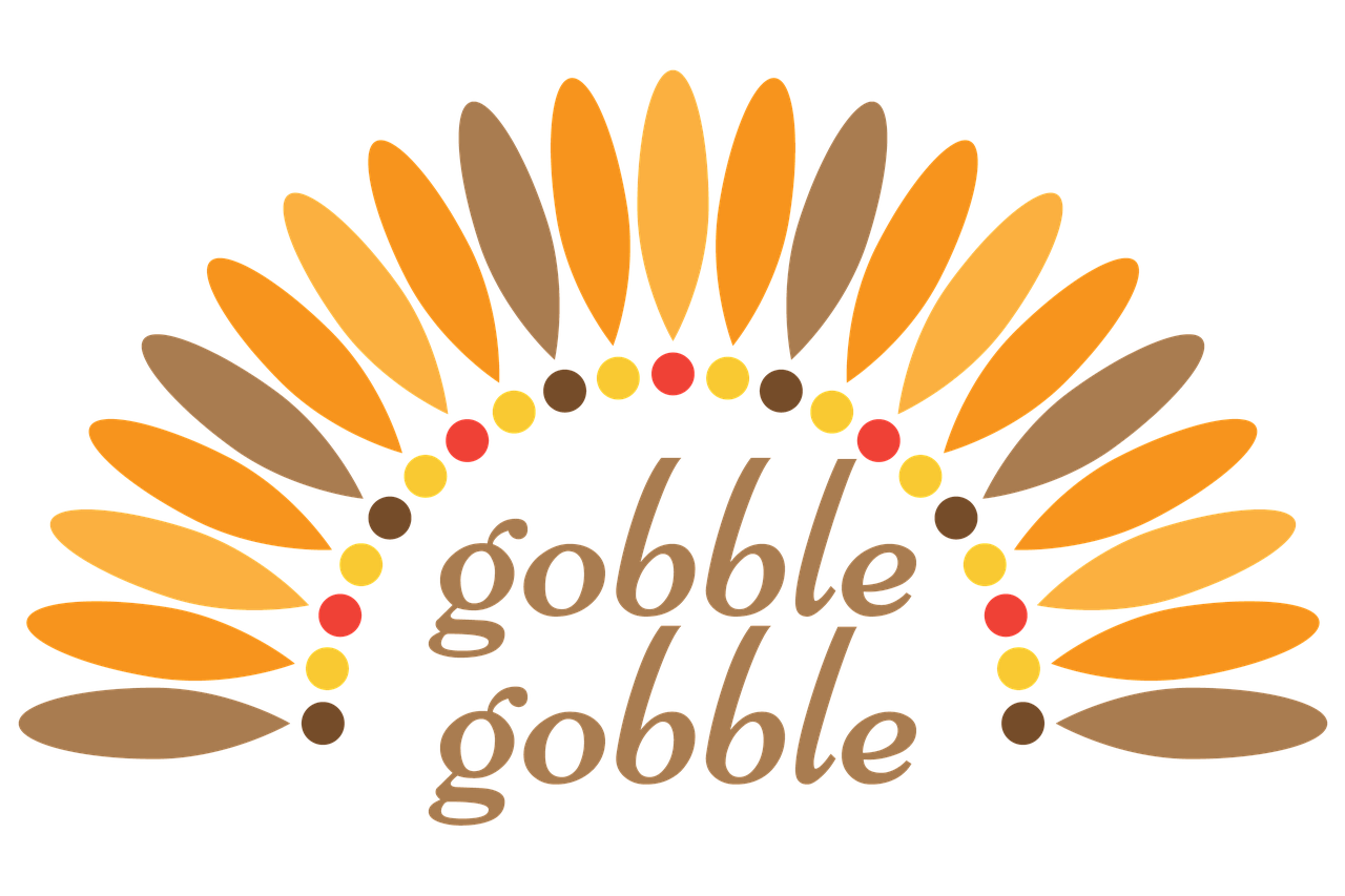 the gobble gobble logo on a black background, a digital rendering, by Meredith Dillman, art nouveau, avatar for website, 2 5 6 x 2 5 6, happy, godesses