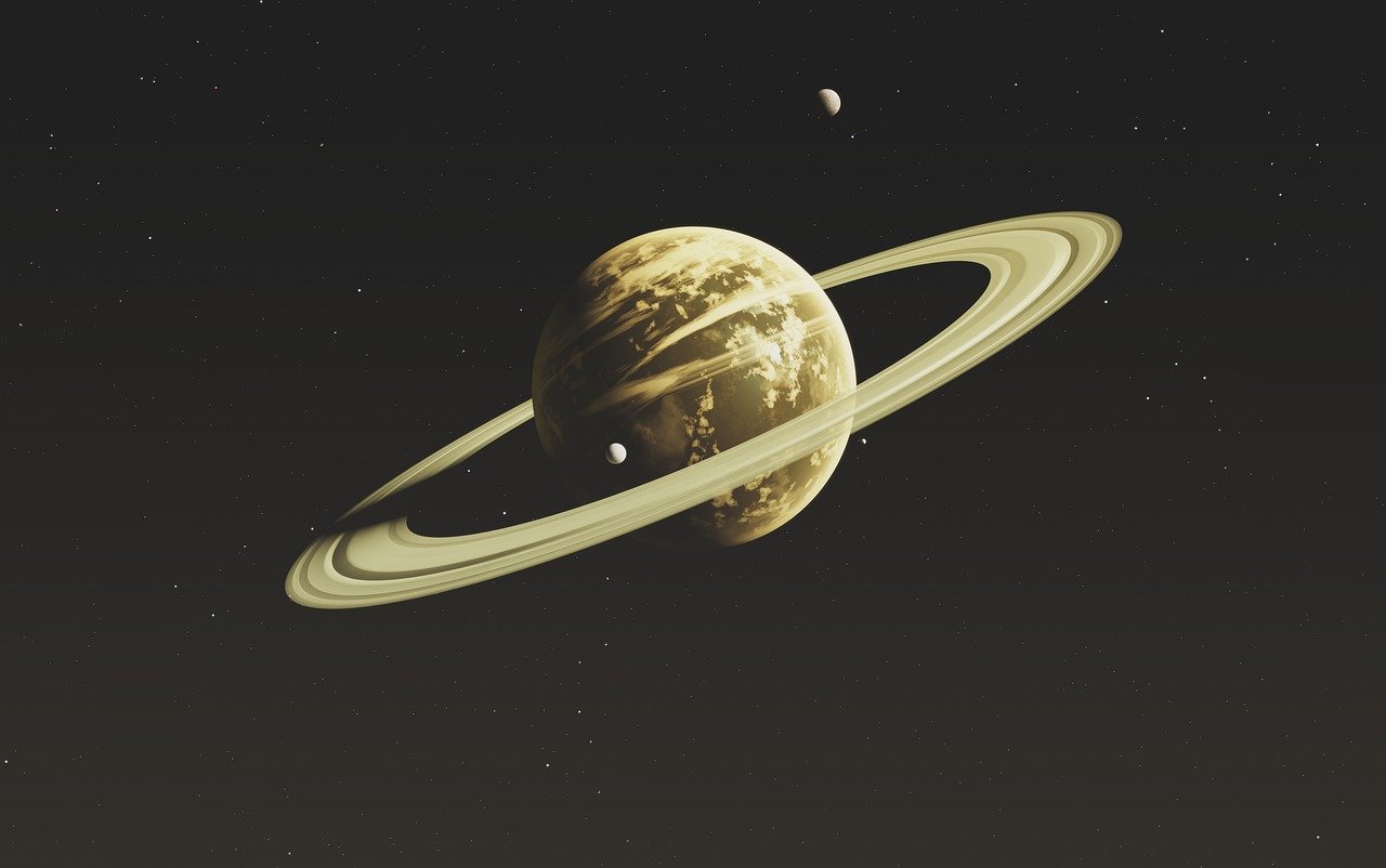 a close up of a planet with a ring around it, a digital rendering, space art, beige and dark atmosphere, moonwalker photo, saturn, 3 dmax