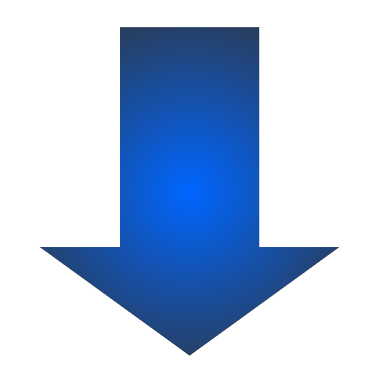 a blue arrow pointing upward on a black background, a stock photo, deviantart, computer art, topdown, head down, no outline, rectangle