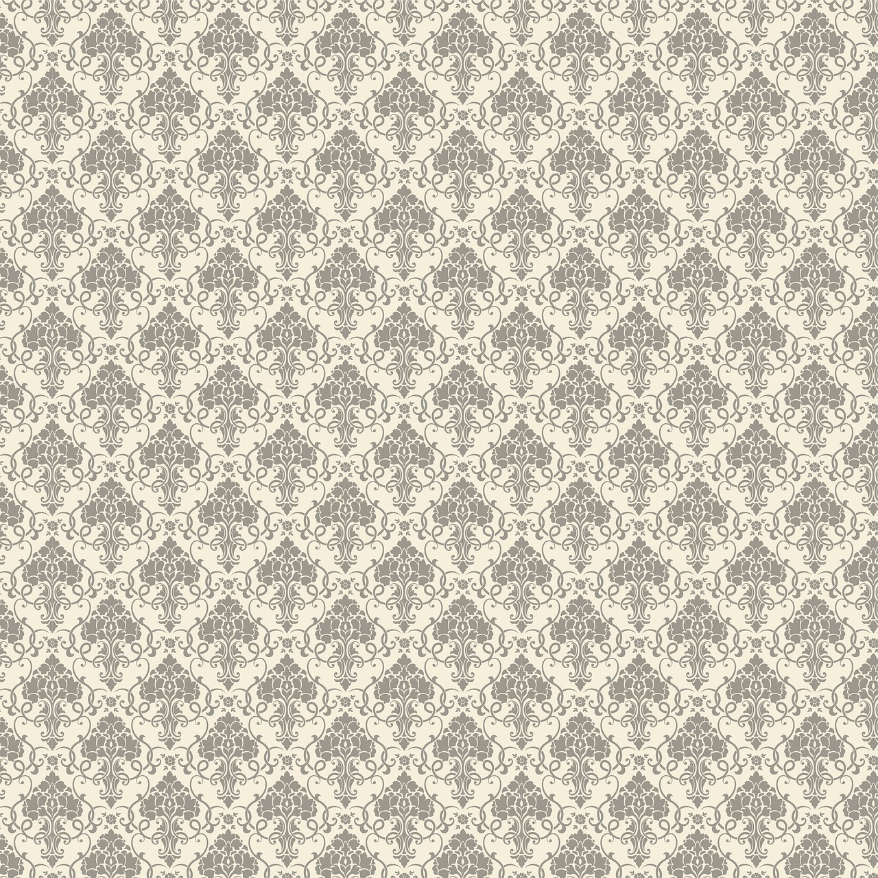a white and gray wallpaper with a pattern on it, by Margo Hoff, pixabay, baroque, graphic 4 5, ecru cloth, sprite sheet, victoriana