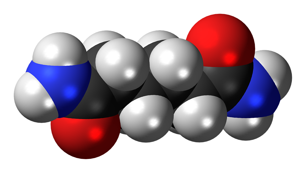a group of red, white and blue balloons, a digital rendering, by Jan Konůpek, detailed chemical diagram, dark shading, tryptamine, from wikipedia