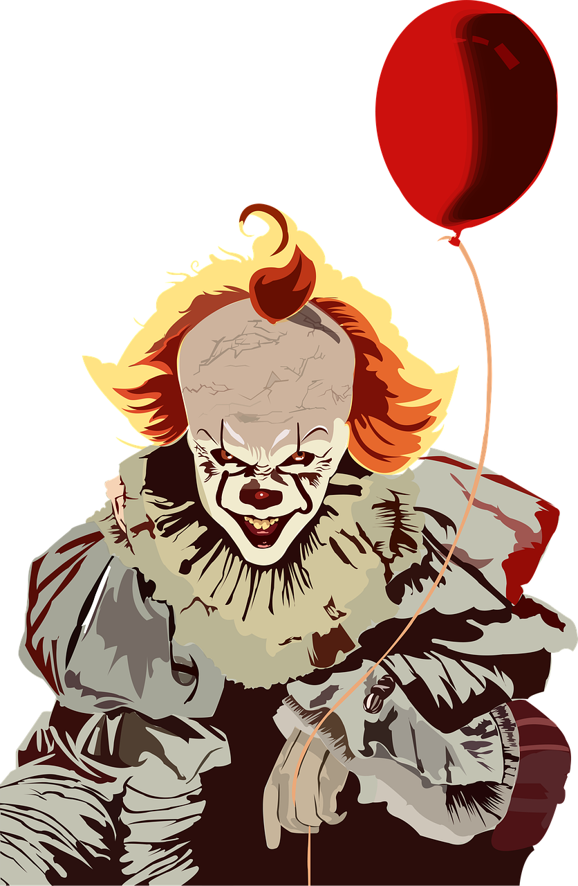 a penny penny penny penny penny penny penny penny penny penny penny penny penny penny penny penny penny penny penny penny penny penny penny penny penny penny penny, a portrait, by Whitney Sherman, pexels, digital art, stephen king as pennywise, on a flat color black background, balloon, martin ansin