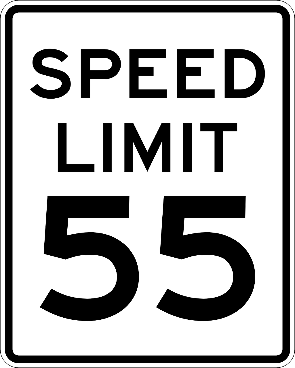 a speed limit sign on a white background, a portrait, by Scott M. Fischer, pixabay, black and white vector art, fifth element, limited time offer, - s 1 5 0