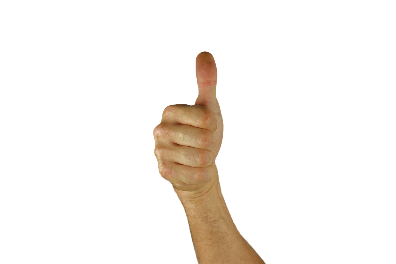 a close up of a person's hand giving a thumbs up, a stock photo, by Thomas de Keyser, figuration libre, on black background, very very well detailed image, face photo, very accurate and detailed