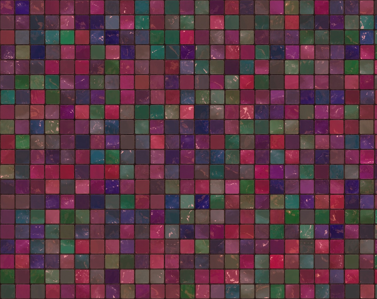 a close up of a colorful tiled wall, inspired by Lorentz Frölich, flickr, generative art, colorful dark vector, tileable texture, dull pink background, grunge