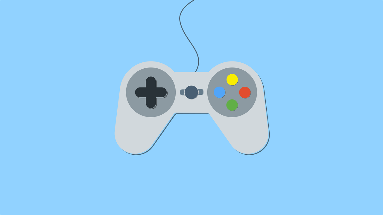 a video game controller on a blue background, inspired by Emiliano Ponzi, shutterstock, flat vector, gray, simple and clean illustration, high detail illustration