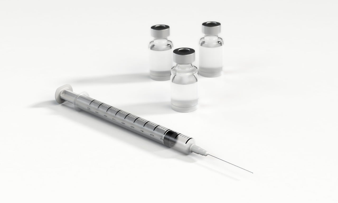 a close up of a syll on a white surface, a digital rendering, conceptual art, syringe, professional product photo