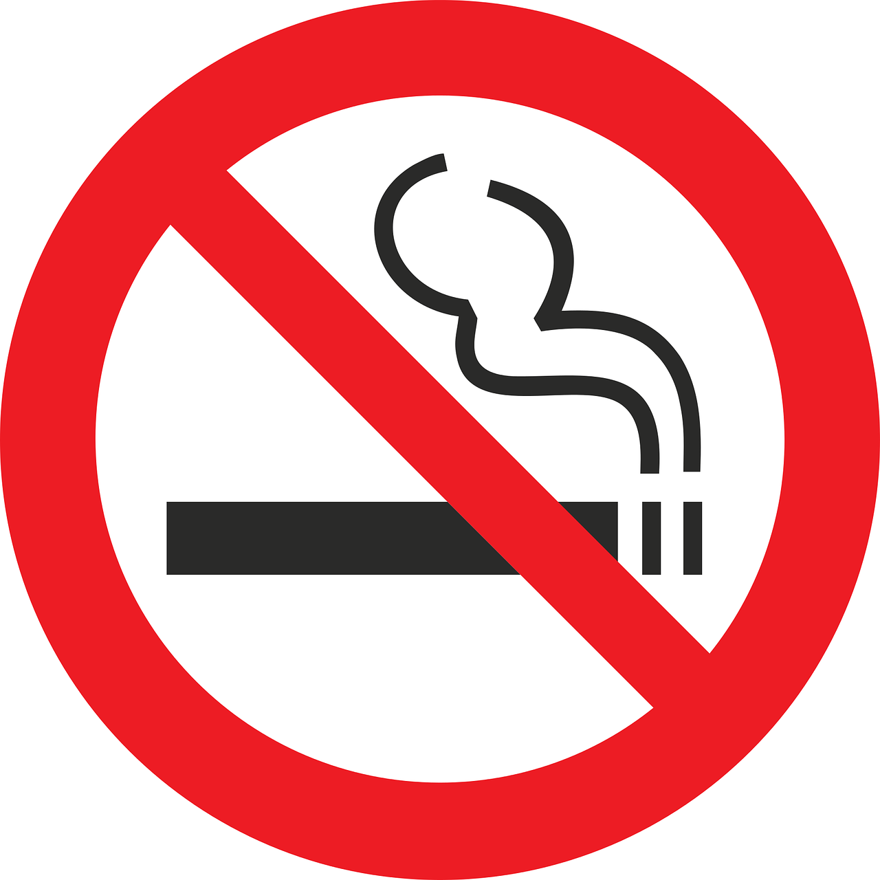 a no smoking sign on a white background, shutterstock, n4, round, cigarette advertising, no red colour