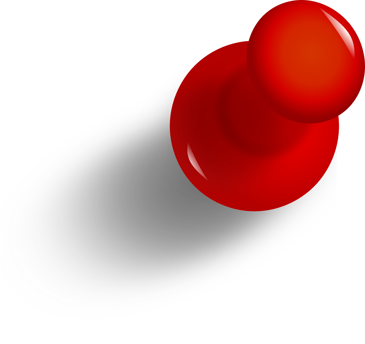 a red push button sitting on top of a black object, an illustration of, rubber stamp, colored illustration, viewed from above, computer generated