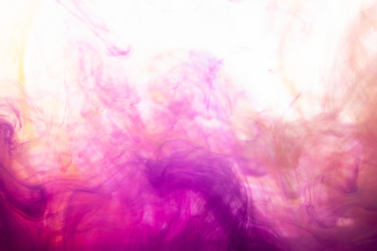 a close up of a cell phone with a blurry background, inspired by Kim Keever, pexels, action painting, pink and purple, isolated on white background, vibrant light leaks, an abstract spiritual background